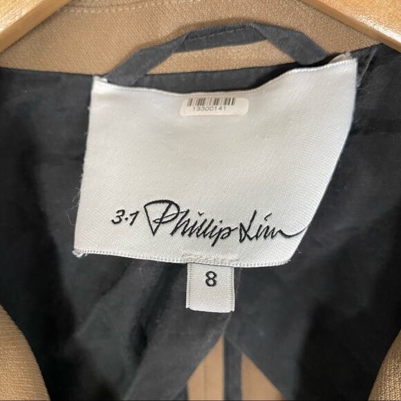 3.1 PHILLIP LIM Oversized Modern Trench Grandma Coat - Picture 9 of 12